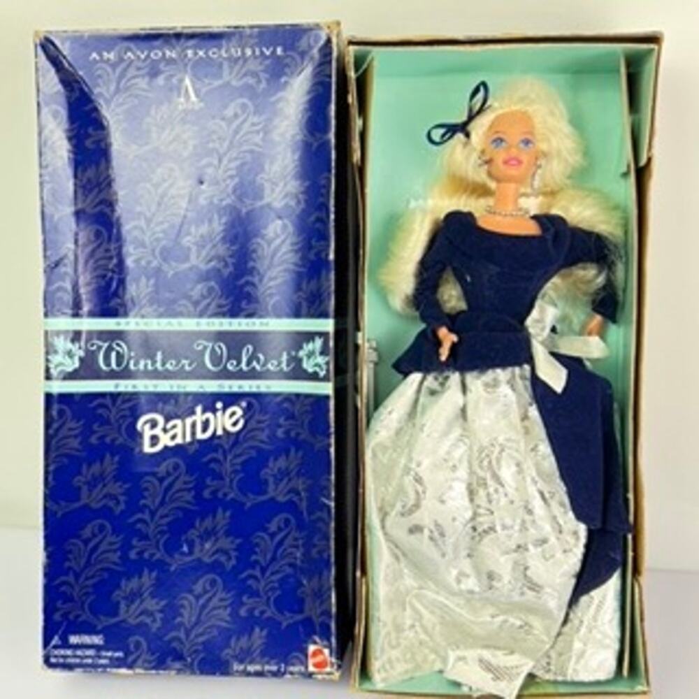 1995 Winter Velvet Special Edition Barbie Doll First in the Series Damaged Box